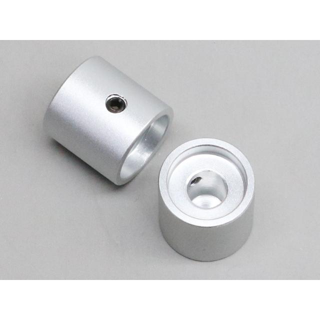15mm(6.0)アルミ削り出しツマミ シルバー |  | 02