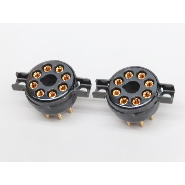 金メッキ 8ピン 真空管ソケット | 