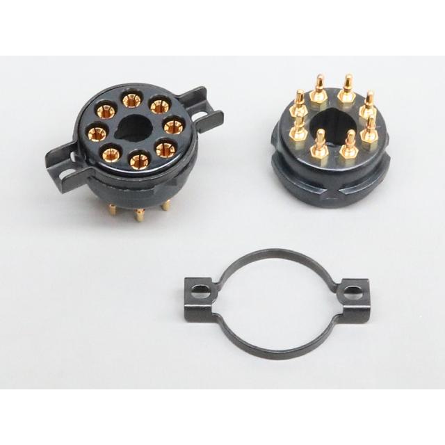 金メッキ 8ピン 真空管ソケット |  | 02