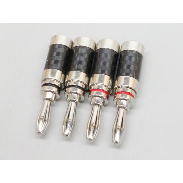 高級ロジウムメッキ バナナプラグ | 