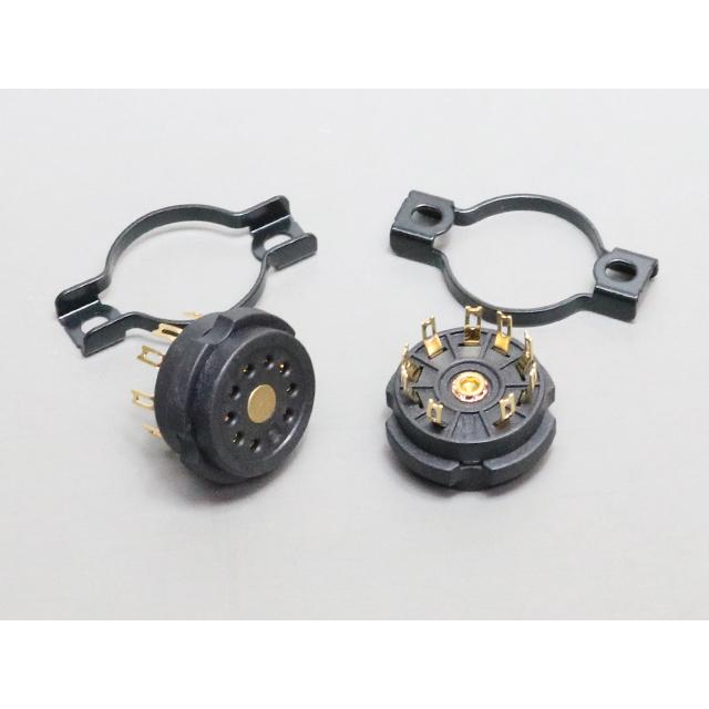 金メッキ 9ピン MT管 真空管ソケット |  | 02