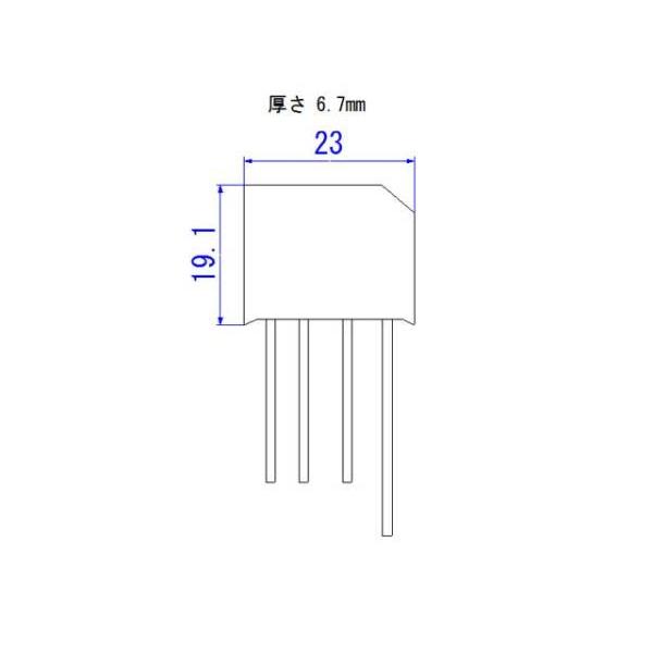 1000V 25A(KBU2510) ブリッジダイオード |  | 01