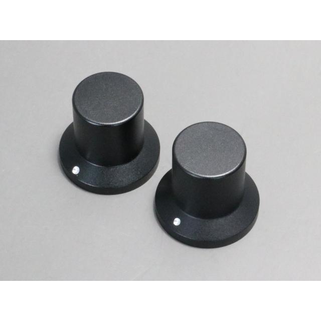 25mm(6.0)アルミ削り出しツマミ 艶消しブラック | 