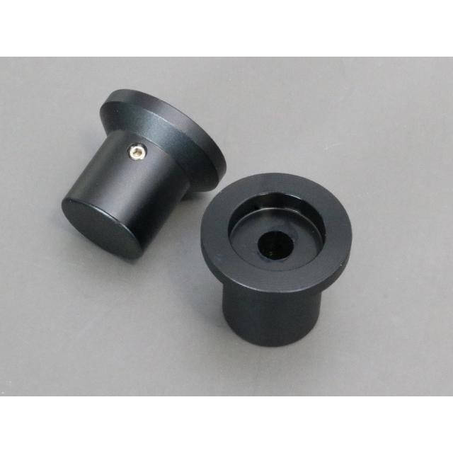 25mm(6.0)アルミ削り出しツマミ 艶消しブラック |  | 01
