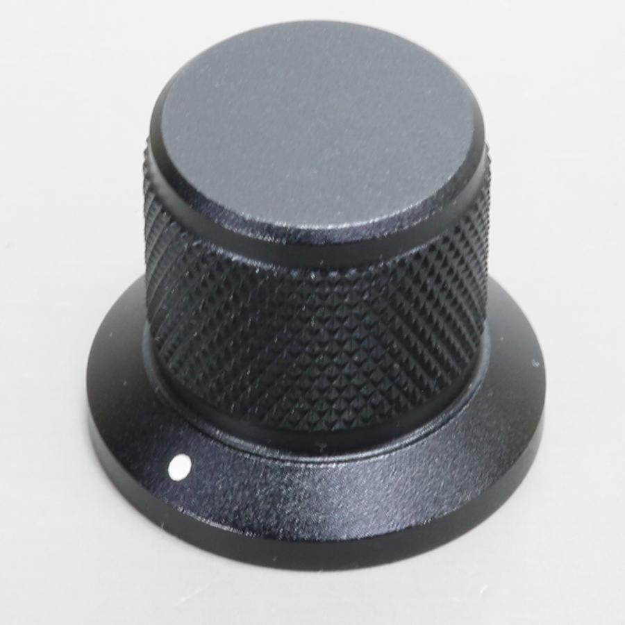 30mm(6.0)高級 ツマミ アルミ 削り出し ブラック ボリューム つまみ | 