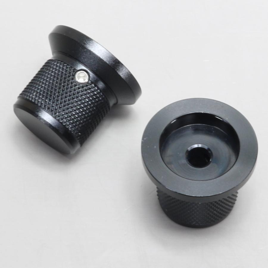 30mm(6.0)高級 ツマミ アルミ 削り出し ブラック ボリューム つまみ |  | 01