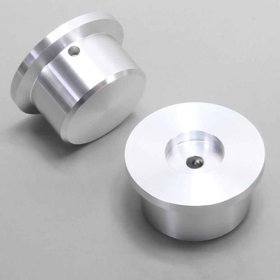 48mm(6.0) 高級 ツマミ アルミ 削り出し シルバー ボリュームつまみ |  | 02