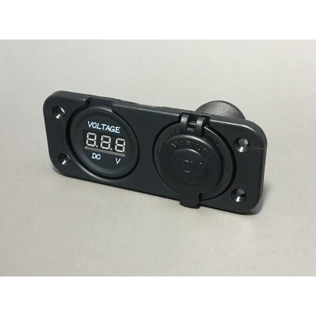 マリン用 シガーソケット+電圧計 |  | 01