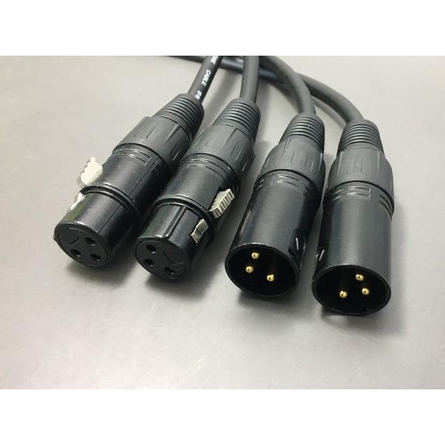 XLR ケーブル 0.75m OFC オス⇔メス 金メッキ |  | 01