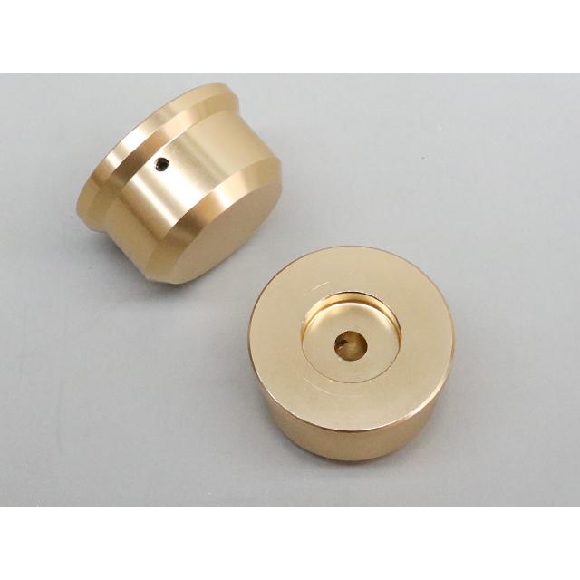 38mm(6.0)アルミ削り出しツマミ ゴールド |  | 01