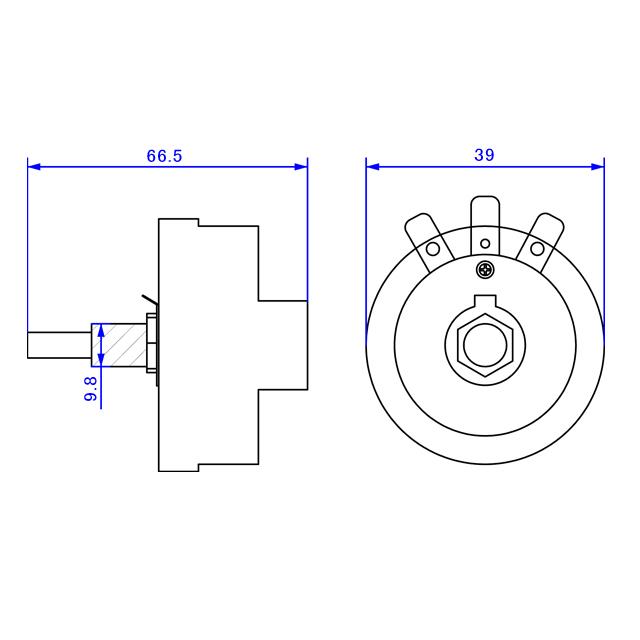 3KΩ 25W レオスタット抵抗 |  | 04