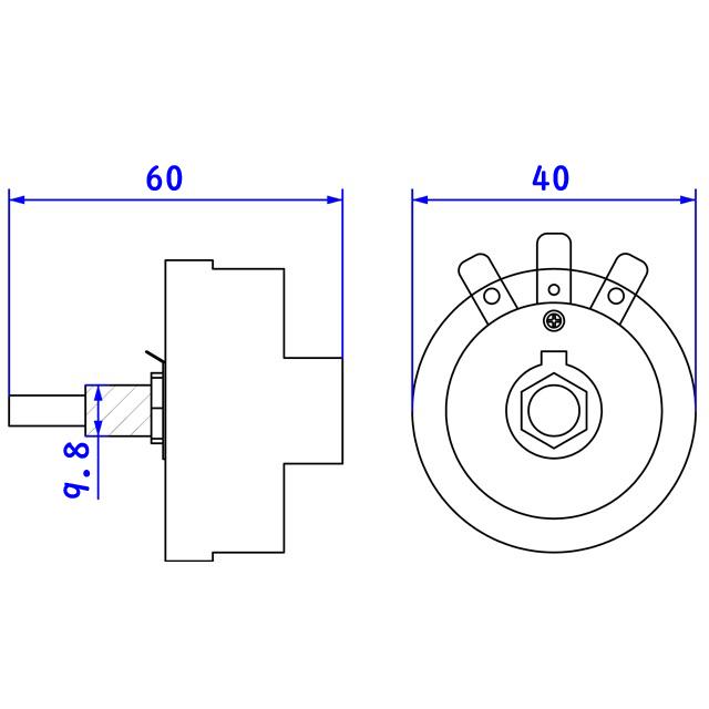 4.7KΩ 25W レオスタット抵抗 |  | 05