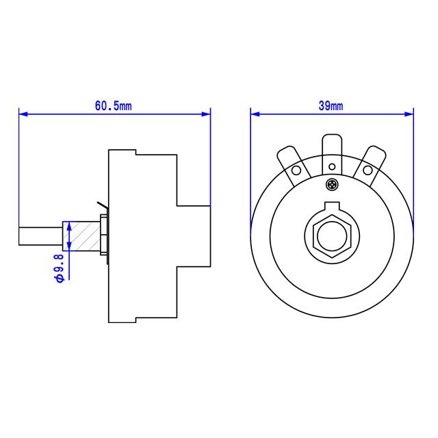 2KΩ 25W レオスタット抵抗 |  | 03