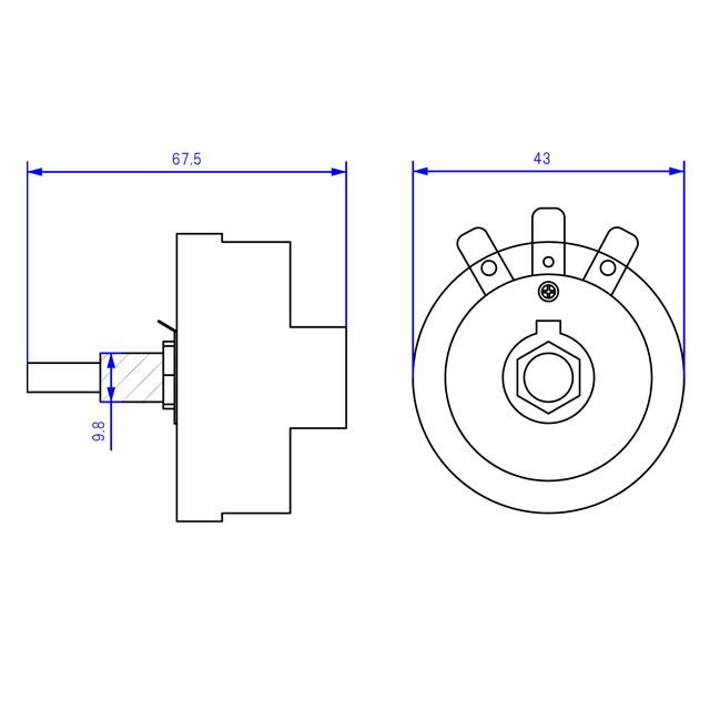 1KΩ 25W レオスタット抵抗 |  | 05