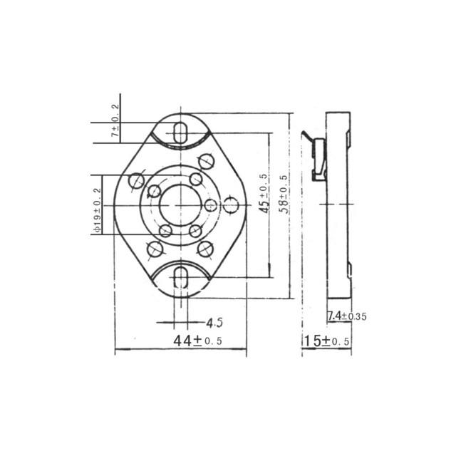 5ピン 真空管ソケット |  | 02