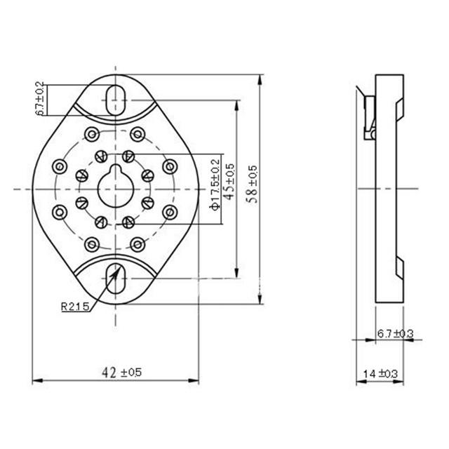8ピン 真空管ソケット |  | 02