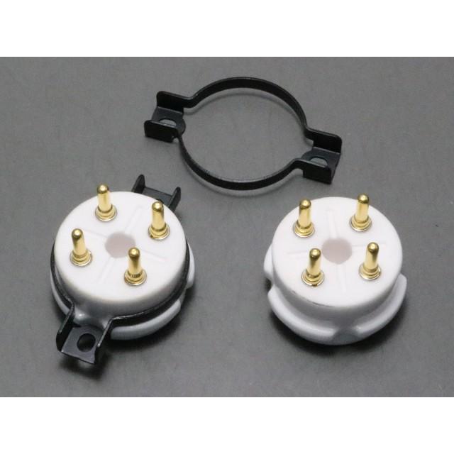 金メッキ 4ピン 真空管ソケット |  | 01