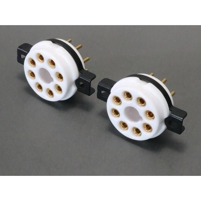 金メッキ 8ピン 真空管ソケット | 