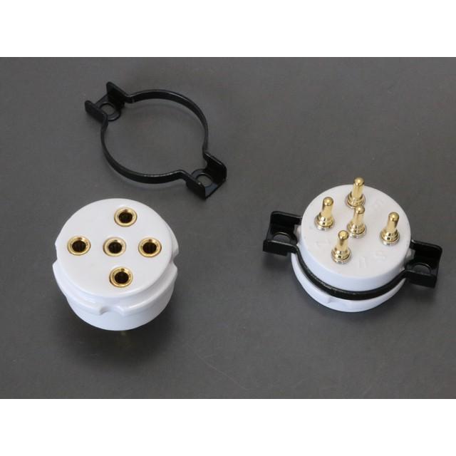 金メッキ 5ピン 真空管ソケット |  | 02