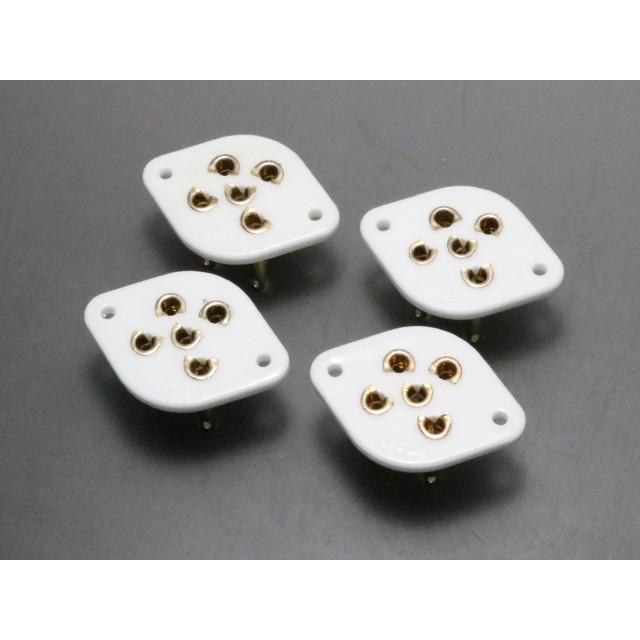 金メッキ 5ピン 真空管ソケット | 