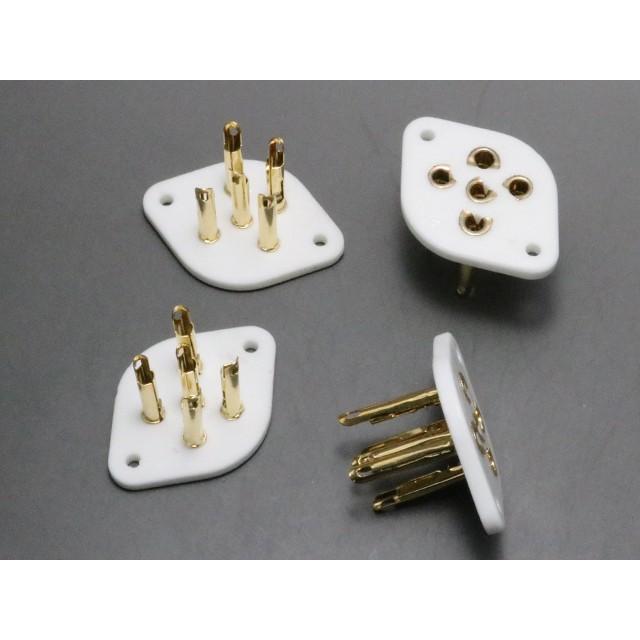 金メッキ 5ピン 真空管ソケット |  | 01