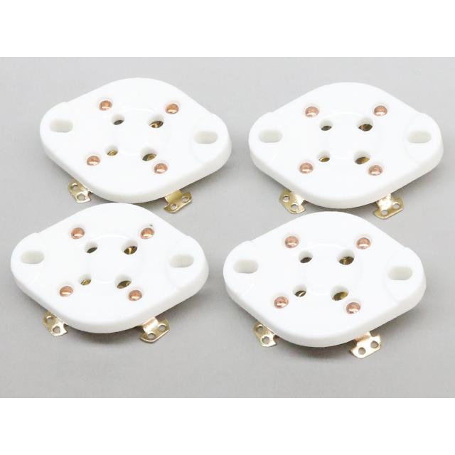 金メッキ 4ピン 真空管ソケット | 