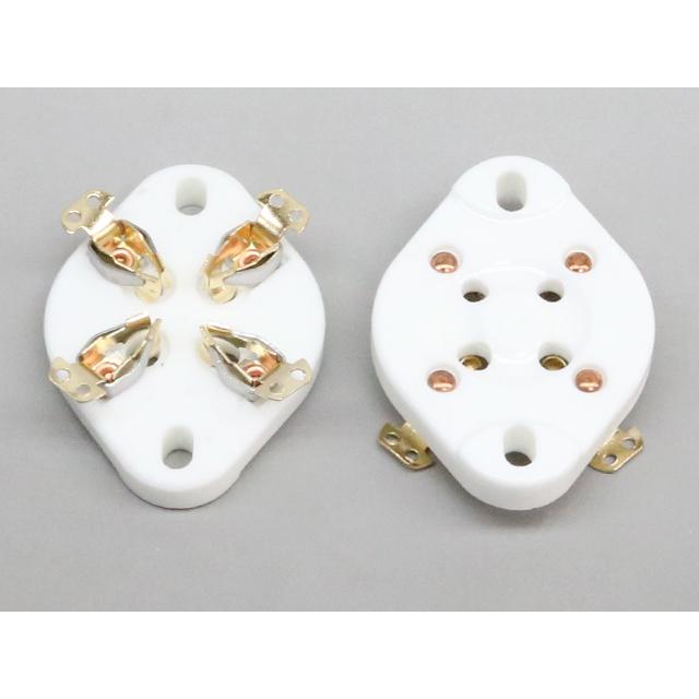 金メッキ 4ピン 真空管ソケット |  | 01