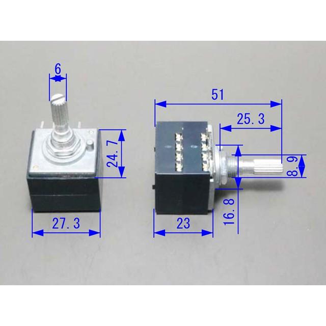 アルプス製 50K 2連 22ステップ  可変抵抗 |  | 02