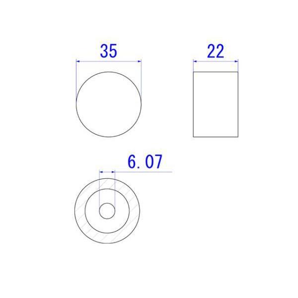 35mm(6.0)アルミ削り出しツマミ |  | 02