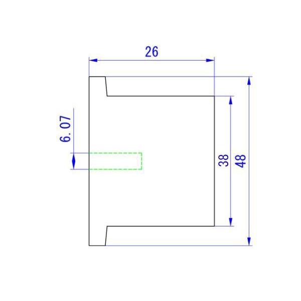 48mm(6.0)アルミ削り出しツマミ |  | 02