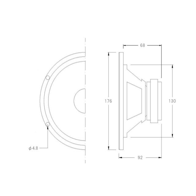 6.5インチ マリン防水スピーカー マリンスピーカー |  | 03