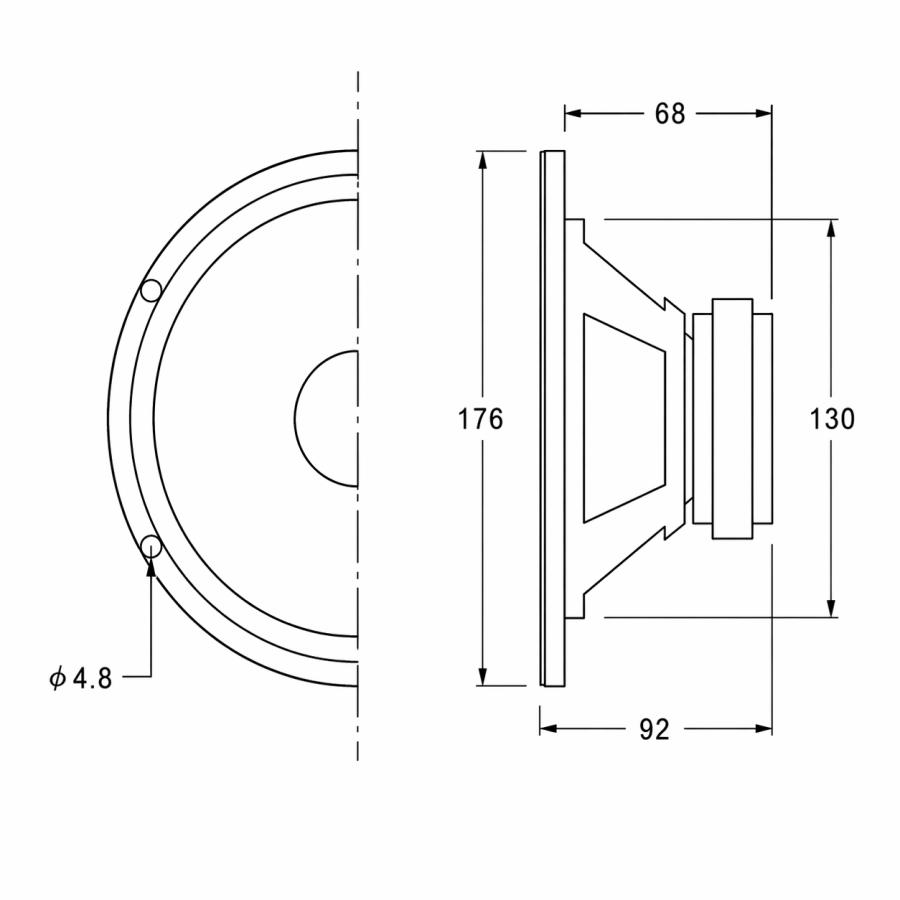6.5インチ マリン防水スピーカー マリンスピーカー |  | 06