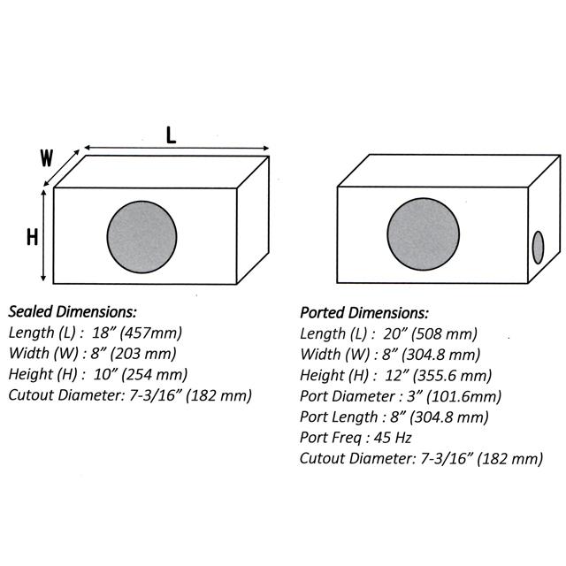 BOSS 1000W 8インチ サブウーハー 20cm DVC : サムテック01 - 通販