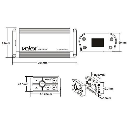 防水マリンデッキ ブルートゥース 6.5インチ防水スピーカー |  | 08