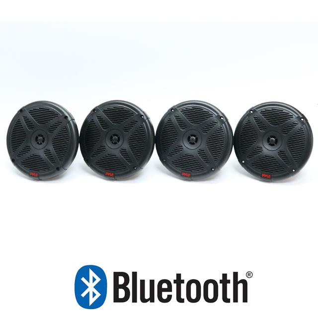 大人気新作 特価品コーナー☆ Bluetoothアンプ内蔵 2Way 6.5インチ 防水スピーカー