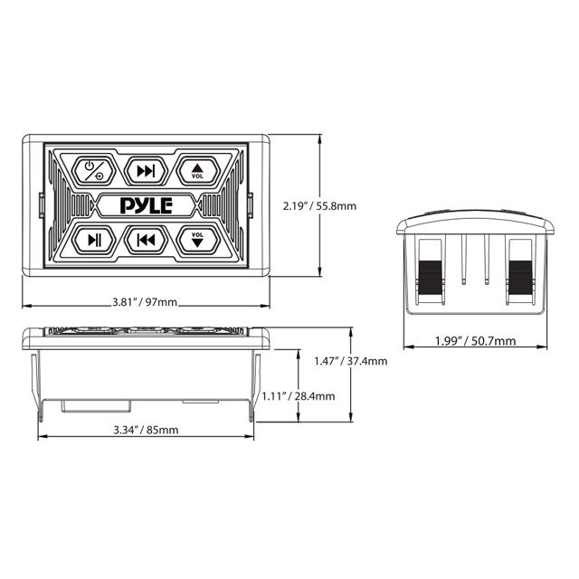 防水ブルートゥース受信機 RCA出力 マリンBluetooth受信機 |  | 07
