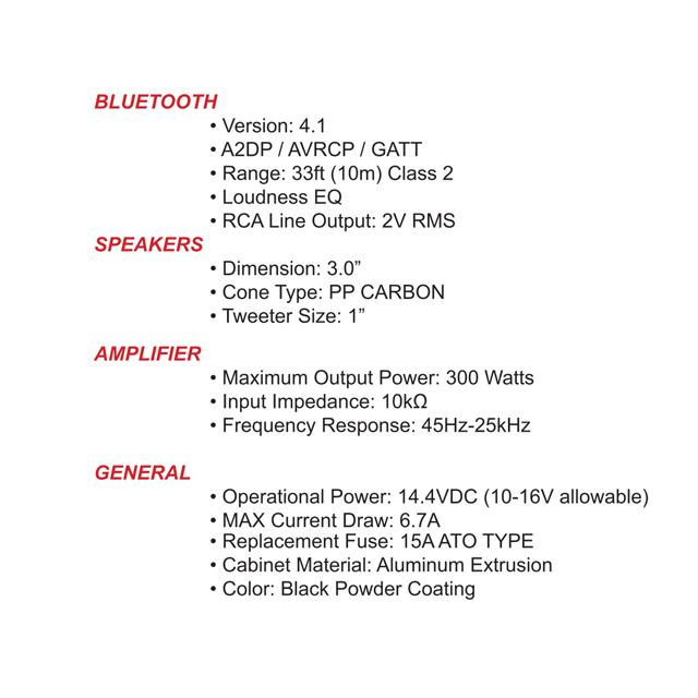BOSS 300W ブルートゥースアンプ マリンスピーカー ウェイクタワー |  | 04