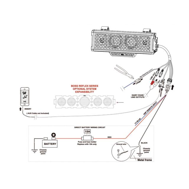 BOSS 300W ブルートゥースアンプ マリンスピーカー ウェイクタワー |  | 05
