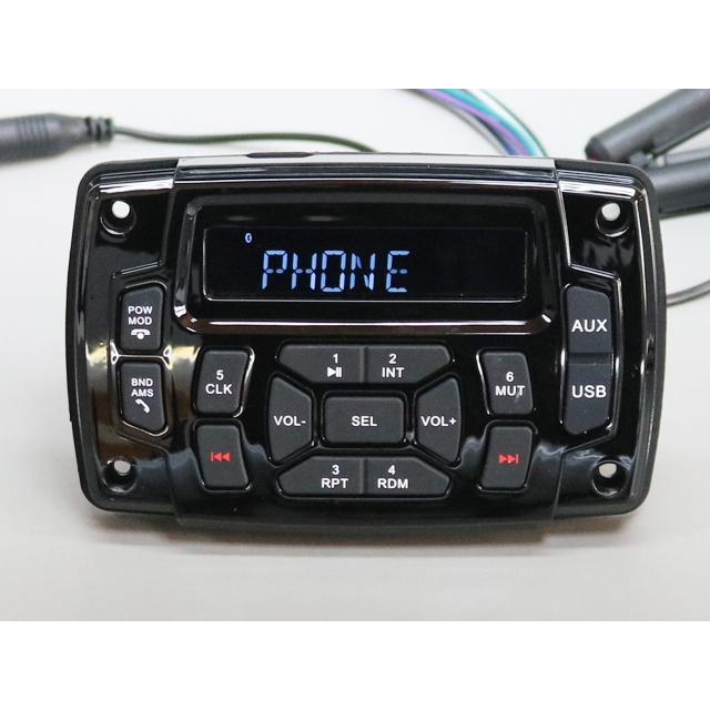 マリンオーディオ マリンデッキ Bluetoothアンプ 水上バイク ジェットスキー マリンジェット スノーモービル バイク |  | 01