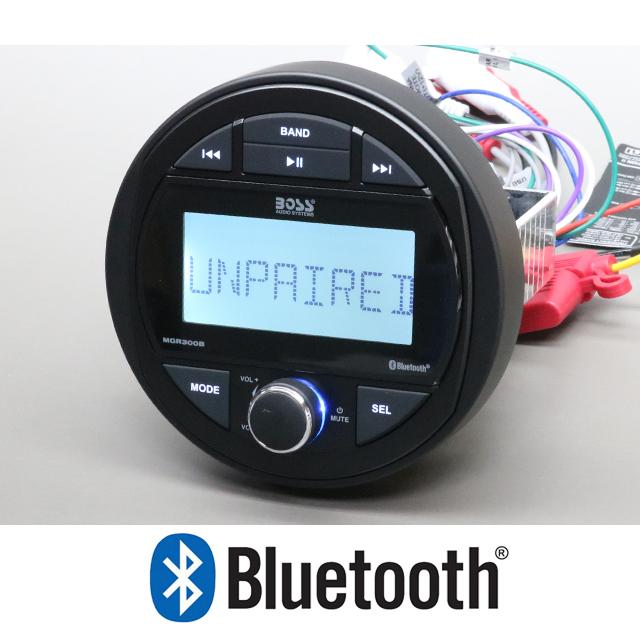 BOSS Bluetoothデッキ 防水 ブルートゥースアンプ マリンジェット