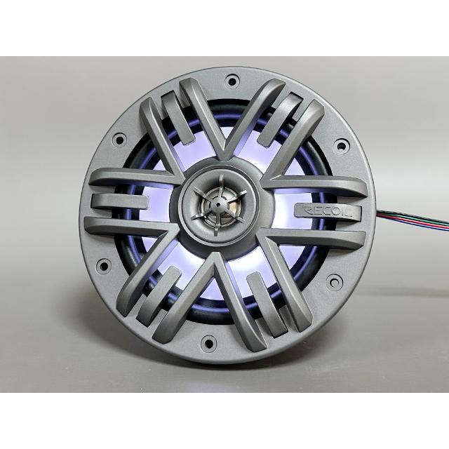 LED付き 6.5インチ マリン防水スピーカー マリンスピーカー LED付き 6.5インチ マリン防水スピーカー マリンスピーカー