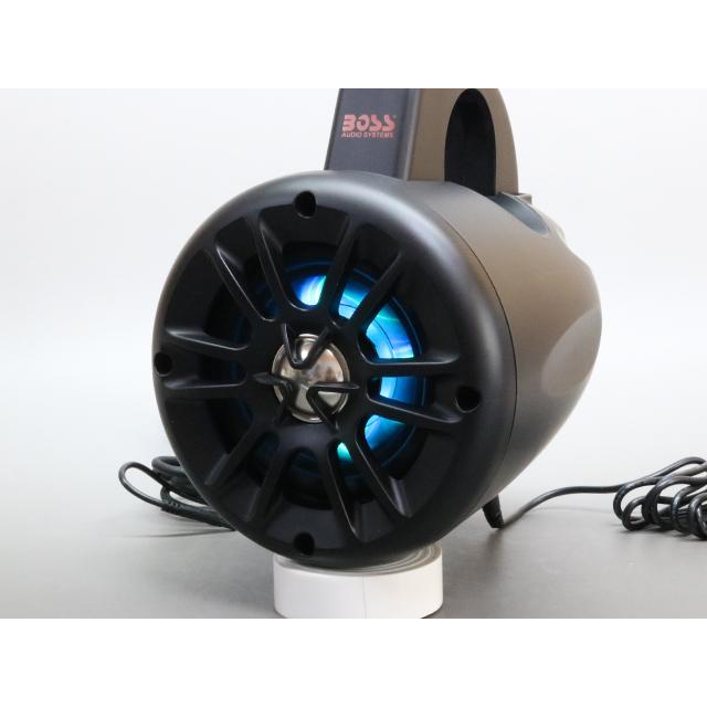BOSS LED付き 2Way 防水マリンスピーカー 防水Bluetoothアンプ