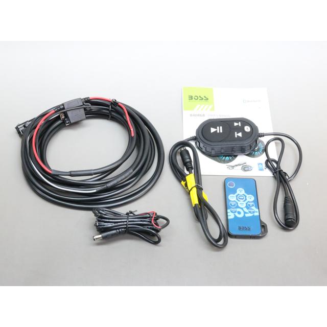 BOSS LED付き 2Way 防水マリンスピーカー 防水Bluetoothアンプ付き 
