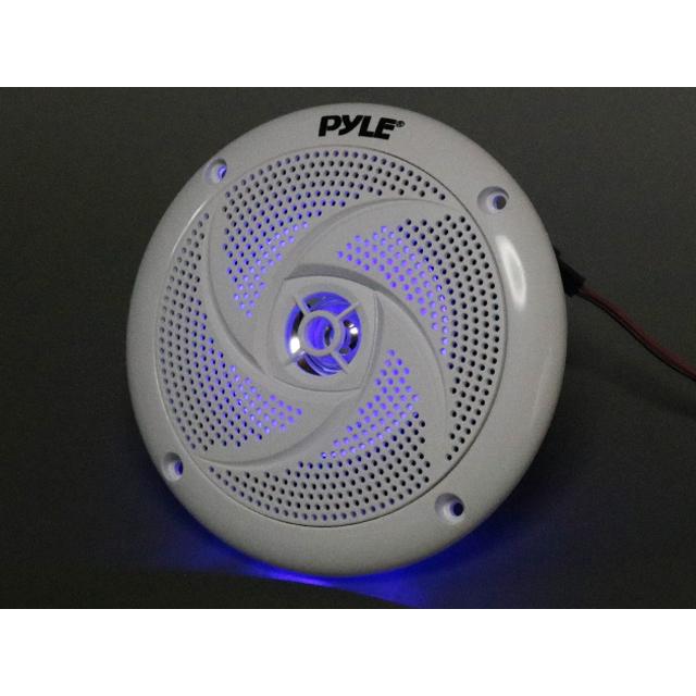 4インチ LED付き 防水スピーカー マリンスピーカー |  | 02