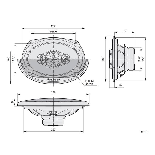 パイオニア TS-A6961F 6×9インチ 4Way カースピーカー |  | 05