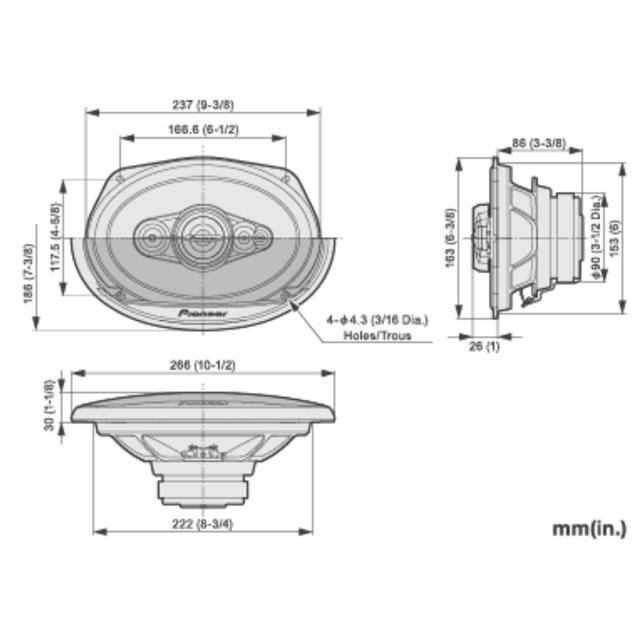 パイオニア TS-A6991F 6×9インチ 5Way カースピーカー |  | 06