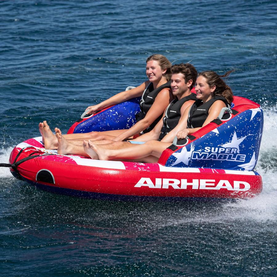 3人乗り AIRHEAD トーイングチューブ スーパーマーブル |  | 04