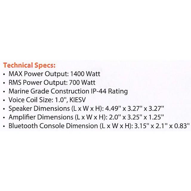 バイク用 アンプ付き Bluetoothスピーカー |  | 04