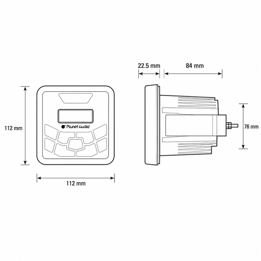 防水Bluetoothアンプ 防水オーディオ マリンデッキ マリンジェット |  | 08