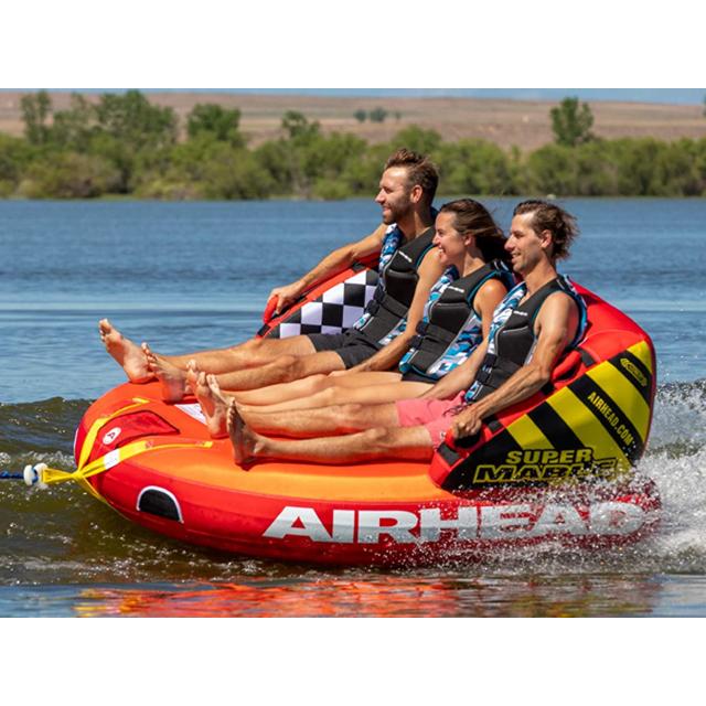 3人乗り AIRHEAD トーイングチューブ スーパーマーブル